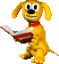 A.S.T.R.A. reading a book